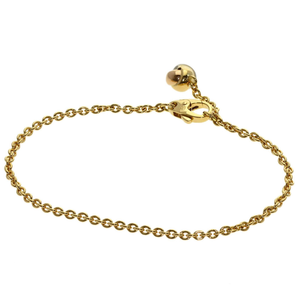 CARTIER 18k Gold Trinity Charm Bracelet